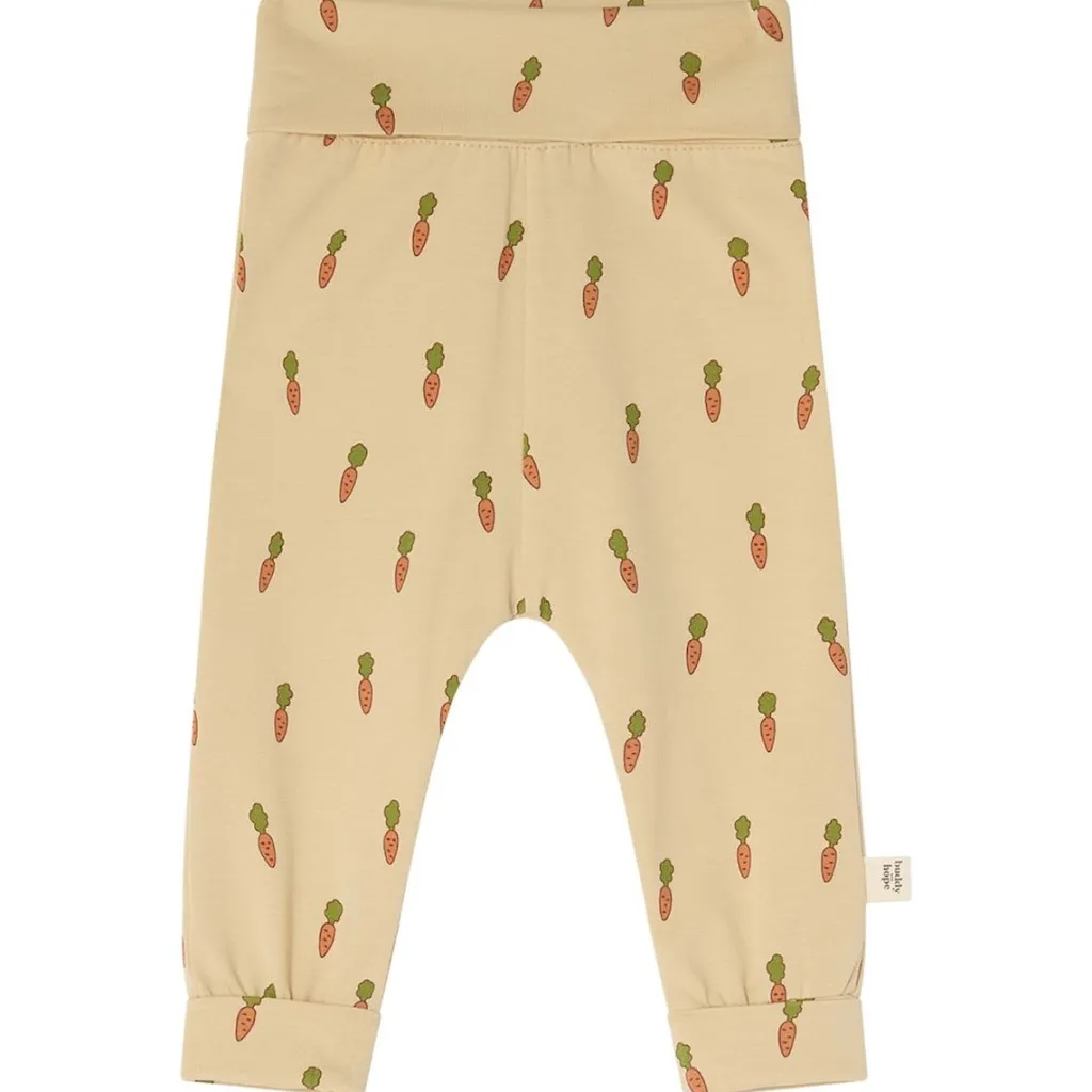 Hanna GOTS Mönstrade Babybyxor Med Morötter Orange Barn Byxor & Shorts