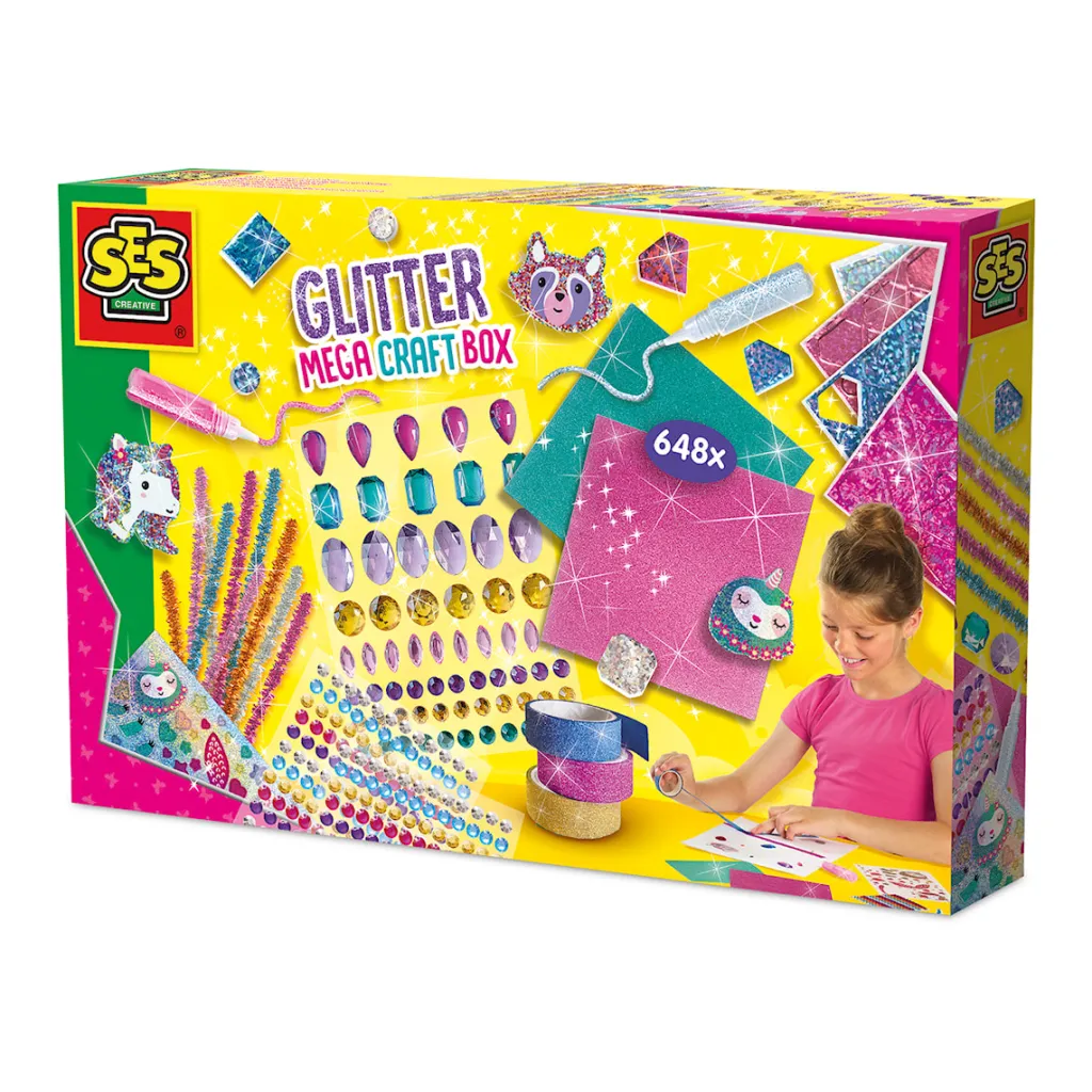 Discount Hantverkslåda Glitter Kreativitet
