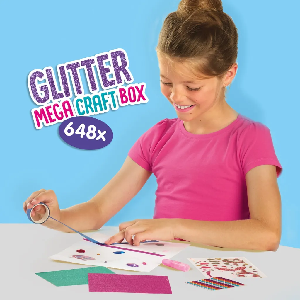 Discount Hantverkslåda Glitter Kreativitet