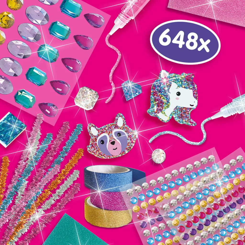 Discount Hantverkslåda Glitter Kreativitet