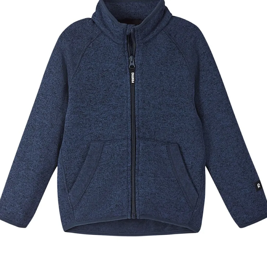 Hot Hopper Fleecetröja Jeans Blue Barn Fleecekläder