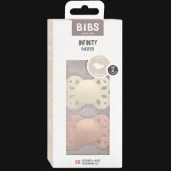 Outlet Infinity 2-pack Anatomiska Silikonnappar Ivory Blush Nappar & Napphållare