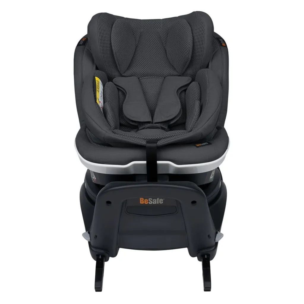 Hot iZi Twist B i-Size Bilbarnstol Anthracite Mesh Barn Bilbarnstolar
