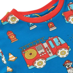 Outlet Jubilee With Fire Truck Nattkläder Set Brilliant Blue Barn Sovkläder