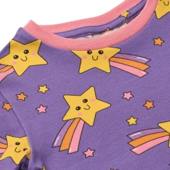 Sale Jubilee With Shooting Stars Nattkläder Set Royal Purple Barn Sovkläder