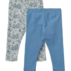 Clearance Jules 2-pack Leggings Blue Summer Flowers Barn Byxor & Shorts