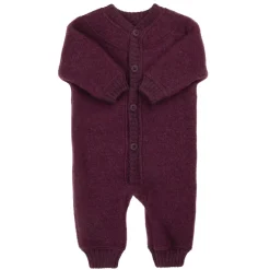 Outlet Jumpsuit I Mjuk Ull 2 In1 Plum Barn Bodys & Bodysuits