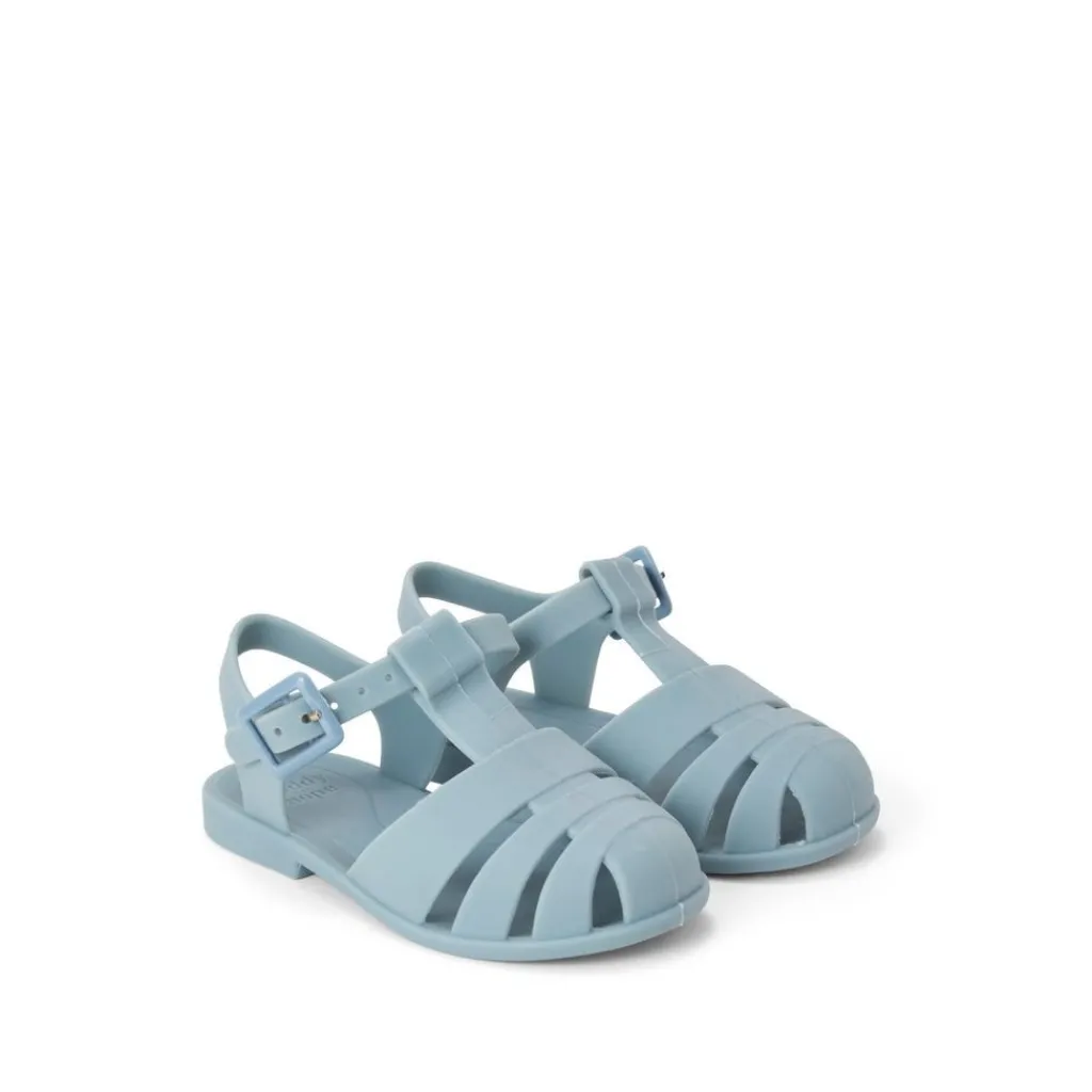 New Kim Badsandaler Dusty Blue Barn Sandaler