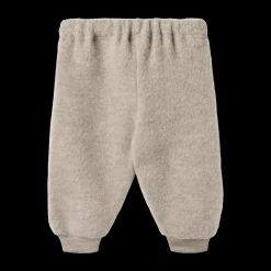 Online Kinnie Ullfleecebyxor Khaki Melange Barn Fleecekläder