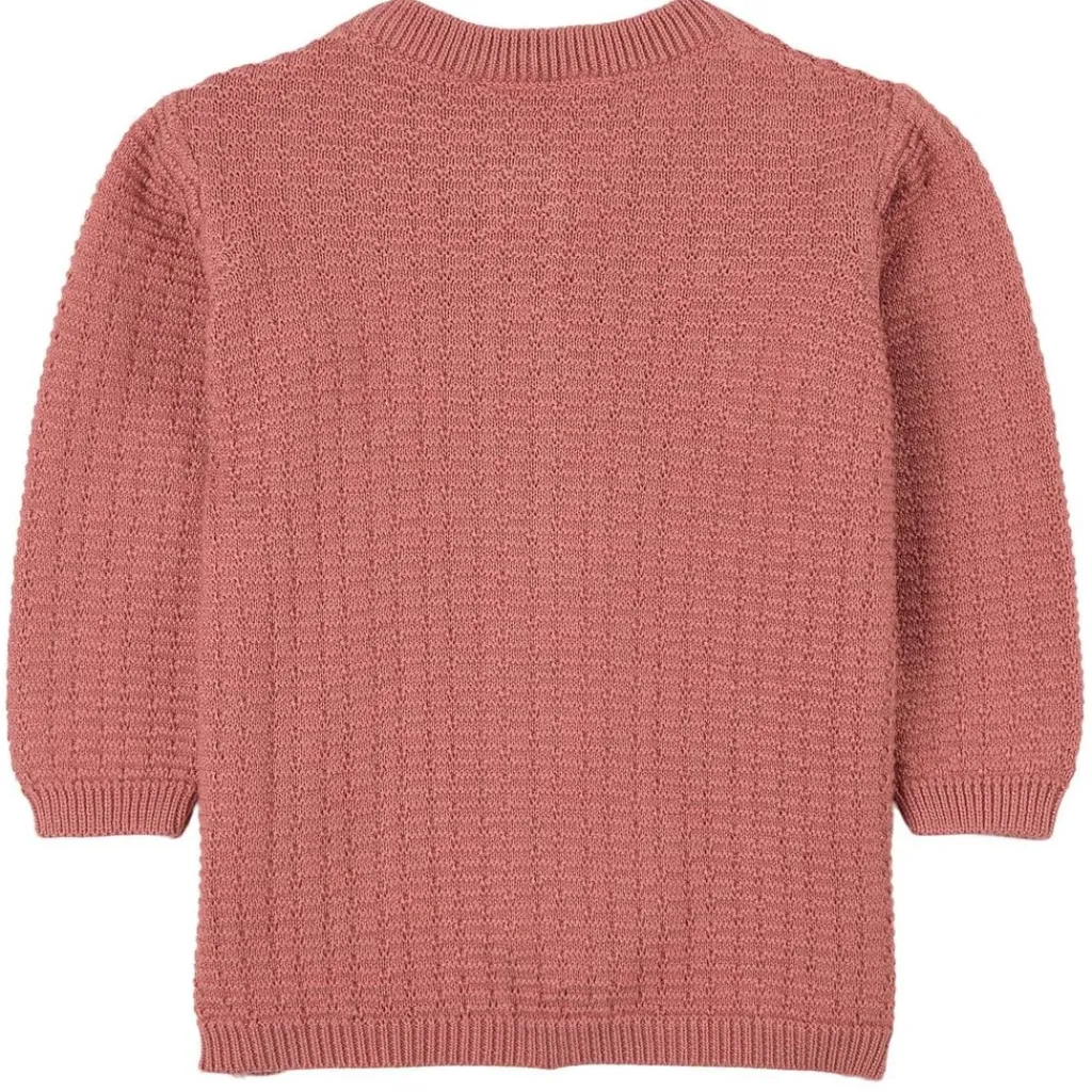 Hot Knit Kofta Dusty Rose Barn Tröjor & Toppar