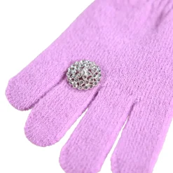 Sale Krystal Handskar Purple Ray Barn Accessoarer