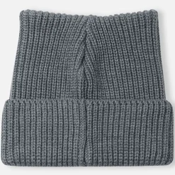 Kuulee Stickad Mössa Grå Melange Barn Accessoarer