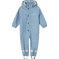 New Leeds Ofodrad Regnoverall Dove Blue Dots Overaller