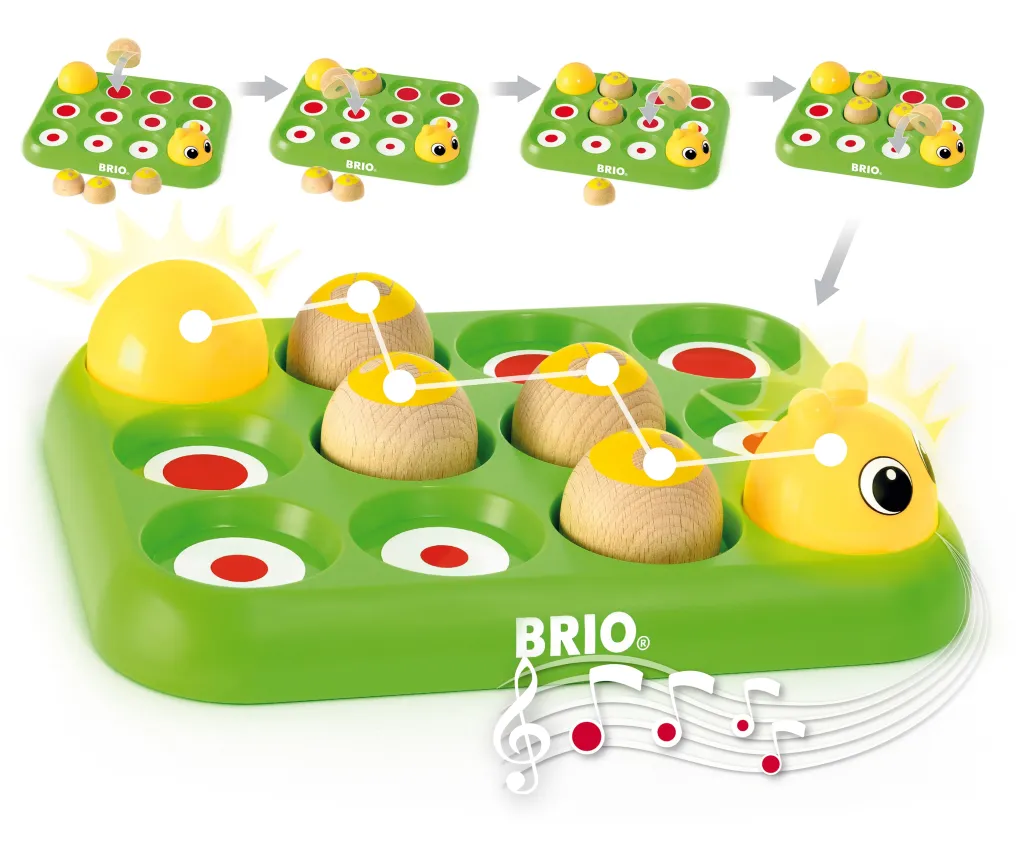 New Lek & Lär Musikalisk Larv Multicolor Babyleksaker