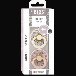 Liberty Colour Eloise 2-pack Runda Latexnappar Blush Mix Nappar & Napphållare
