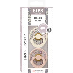 Liberty Colour Eloise 2-pack Runda Latexnappar Blush Mix Nappar & Napphållare