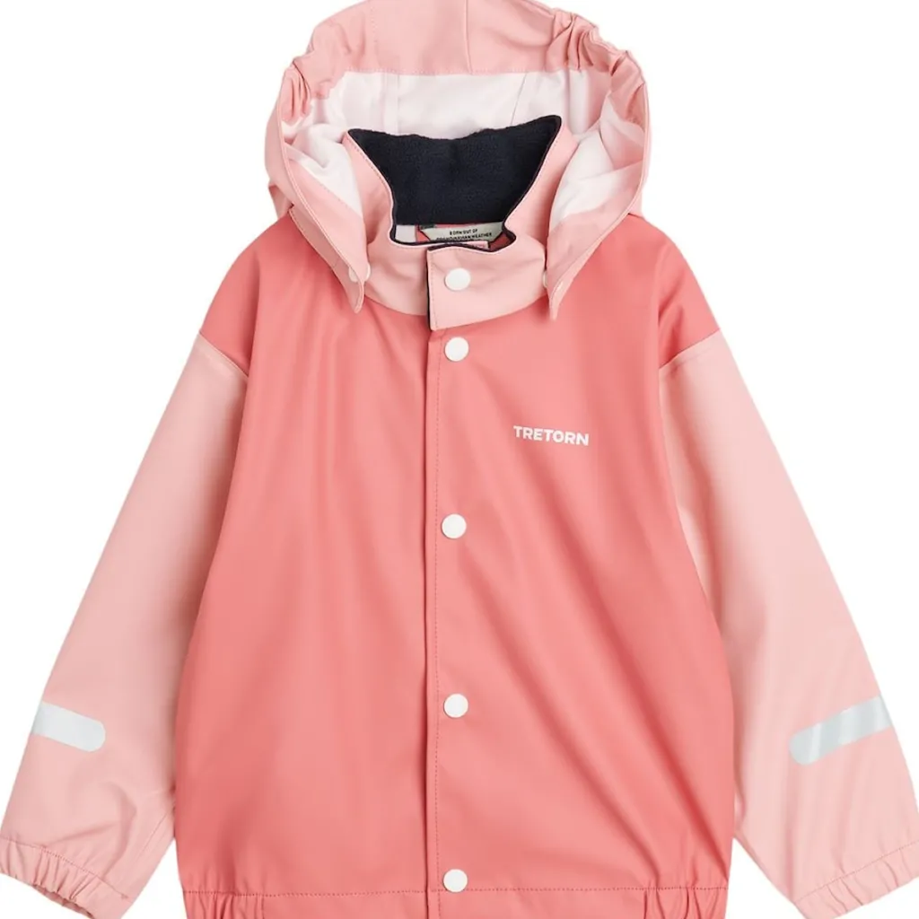 Discount Light Rose Rain Set Jackor & Kappor