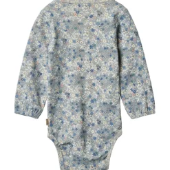 Outlet Linette Bebis Body Blue Summer Flowers Barn Bodys & Bodysuits