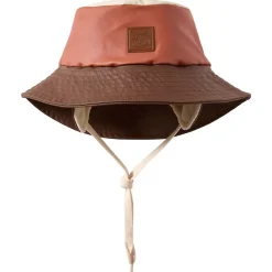 Hot Liverpool Blockfärgad Återvunnen Regnhatt Warm Sienna/Brown Barn Accessoarer