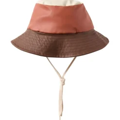 Hot Liverpool Blockfärgad Återvunnen Regnhatt Warm Sienna/Brown Barn Accessoarer