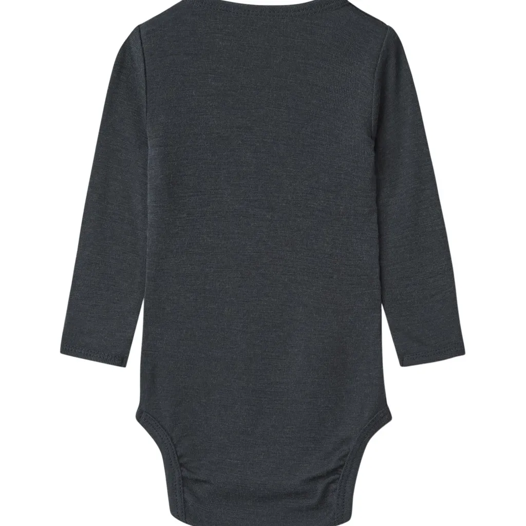 Best Långärmad ullbody Lucca Navy Barn Bodys & Bodysuits