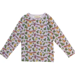 Discount Long-sleeved top with owls Orchid Petal Barn Tröjor & Toppar