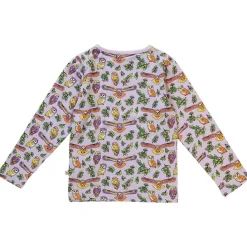 Discount Long-sleeved top with owls Orchid Petal Barn Tröjor & Toppar