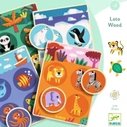 Loto Wood Memory-spel Multi Spel & Pussel