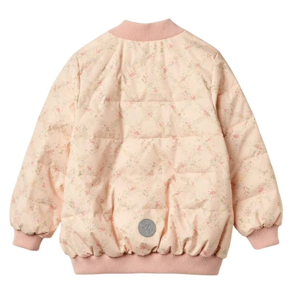 Clearance Lotte Pufferjacka Rose Checked Flowers Jackor & Kappor