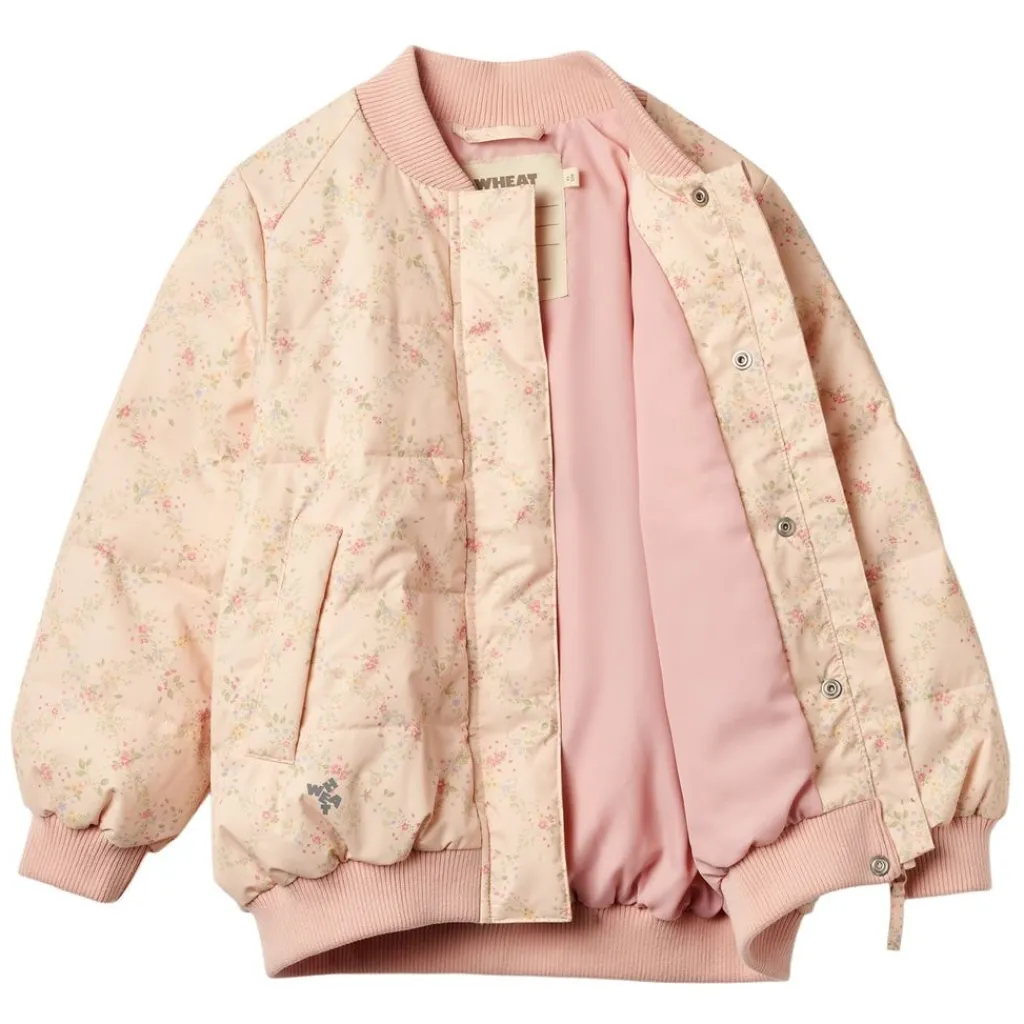 Clearance Lotte Pufferjacka Rose Checked Flowers Jackor & Kappor