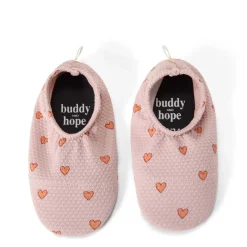 Mathilda Badskor Apricot Hearts Barn Sandaler
