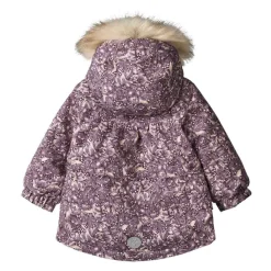 Hot Mathilde Tech Blommig Babyjacka Purple Tulips Jackor & Kappor