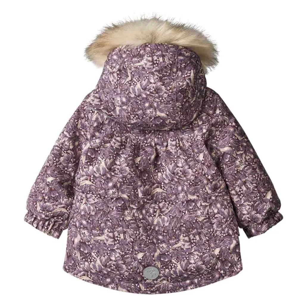 Hot Mathilde Tech Blommig Babyjacka Purple Tulips Jackor & Kappor