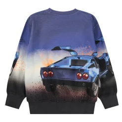 Best Mattis Sweatshirt Car Blue Barn Tröjor & Toppar