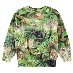 Best Mattis Sweatshirt Jungle Animals Barn Tröjor & Toppar