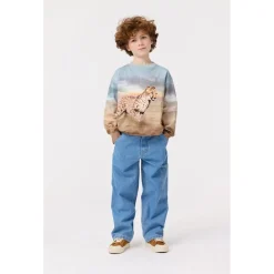 Clearance Mattis Sweatshirt Running Cheetahs Barn Tröjor & Toppar