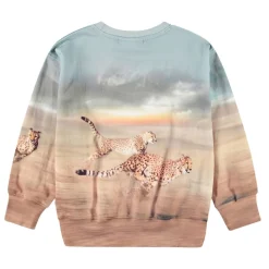 Clearance Mattis Sweatshirt Running Cheetahs Barn Tröjor & Toppar