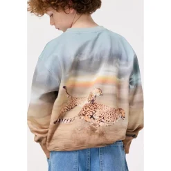 Clearance Mattis Sweatshirt Running Cheetahs Barn Tröjor & Toppar