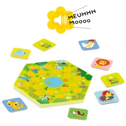 Best Memo Meuh Spel Om Djurljud Spel & Pussel