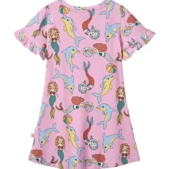 Online Mermaids And Dolphins Klänning Pink Lavender Barn Klänningar & Kjolar
