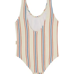 Best Milos UV Baddräkt Blue/red Stripe Barn Uv-Kläder & Badkläder