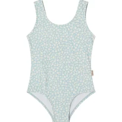 Best Milos UV Baddräkt Sky Blue Flower Barn Uv-Kläder & Badkläder