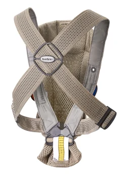New Mini 3D Mesh Bärsele Grey Beige Bärselar & Bärsjalar