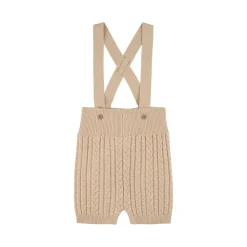 Outlet Mini Kabelstickade Shorts Med Hängslen Off White Barn Underkläder