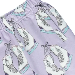 Sale Mjukisbyxor i Orchid Petal med skridsko-tryck Barn Byxor & Shorts