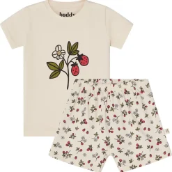 Molly GOTS Mönstrad Pyjamas Wild Strawberry Barn Sovkläder