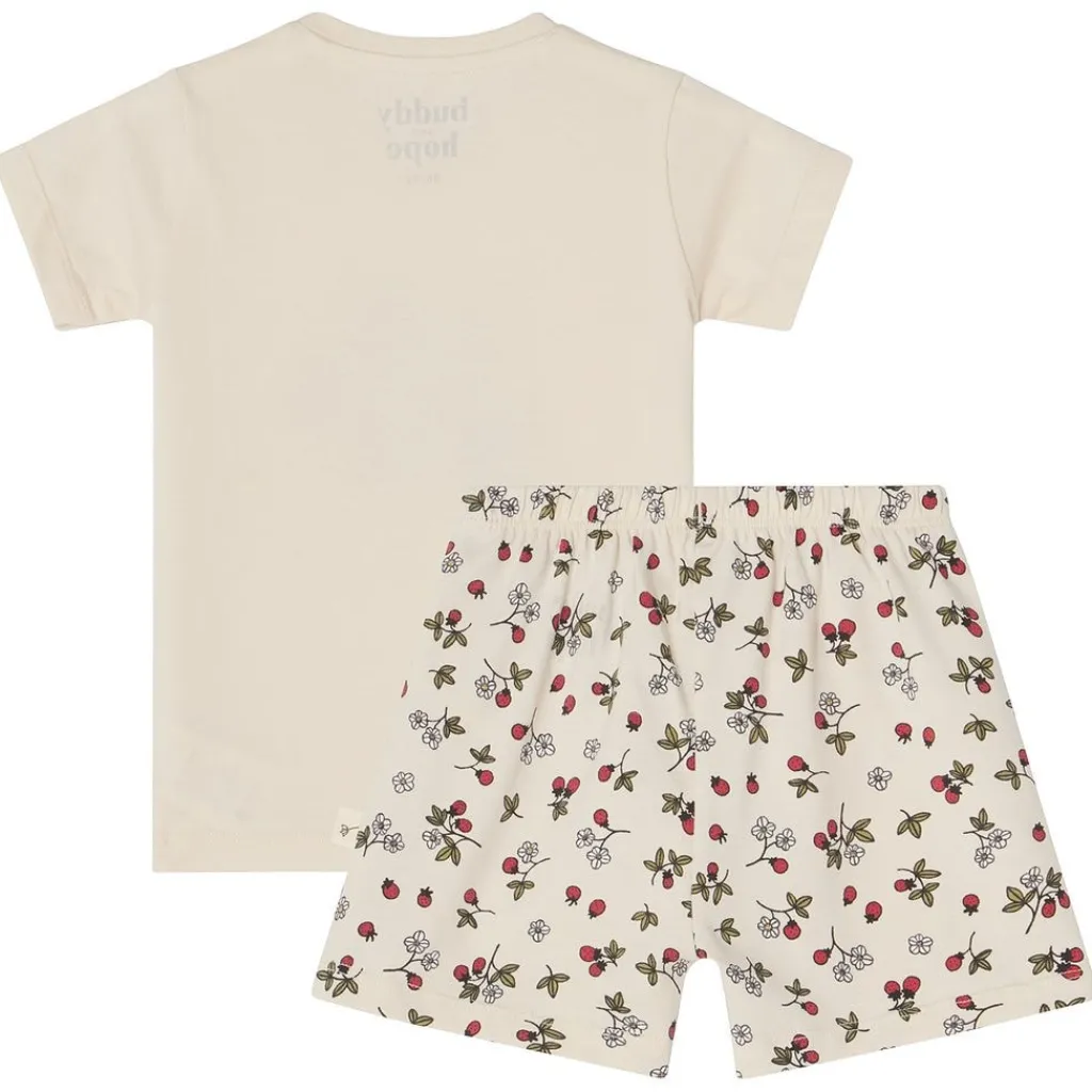 Molly GOTS Mönstrad Pyjamas Wild Strawberry Barn Sovkläder