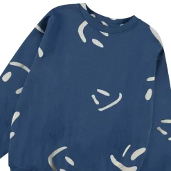 Monti Sweatshirt Big Smiles Blue Barn Tröjor & Toppar