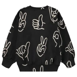 Best Monti Sweatshirt Drawn Hands Barn Tröjor & Toppar