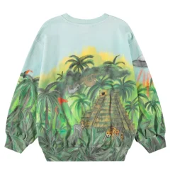 Hot Monti Sweatshirt Jungle Visitors Barn Tröjor & Toppar